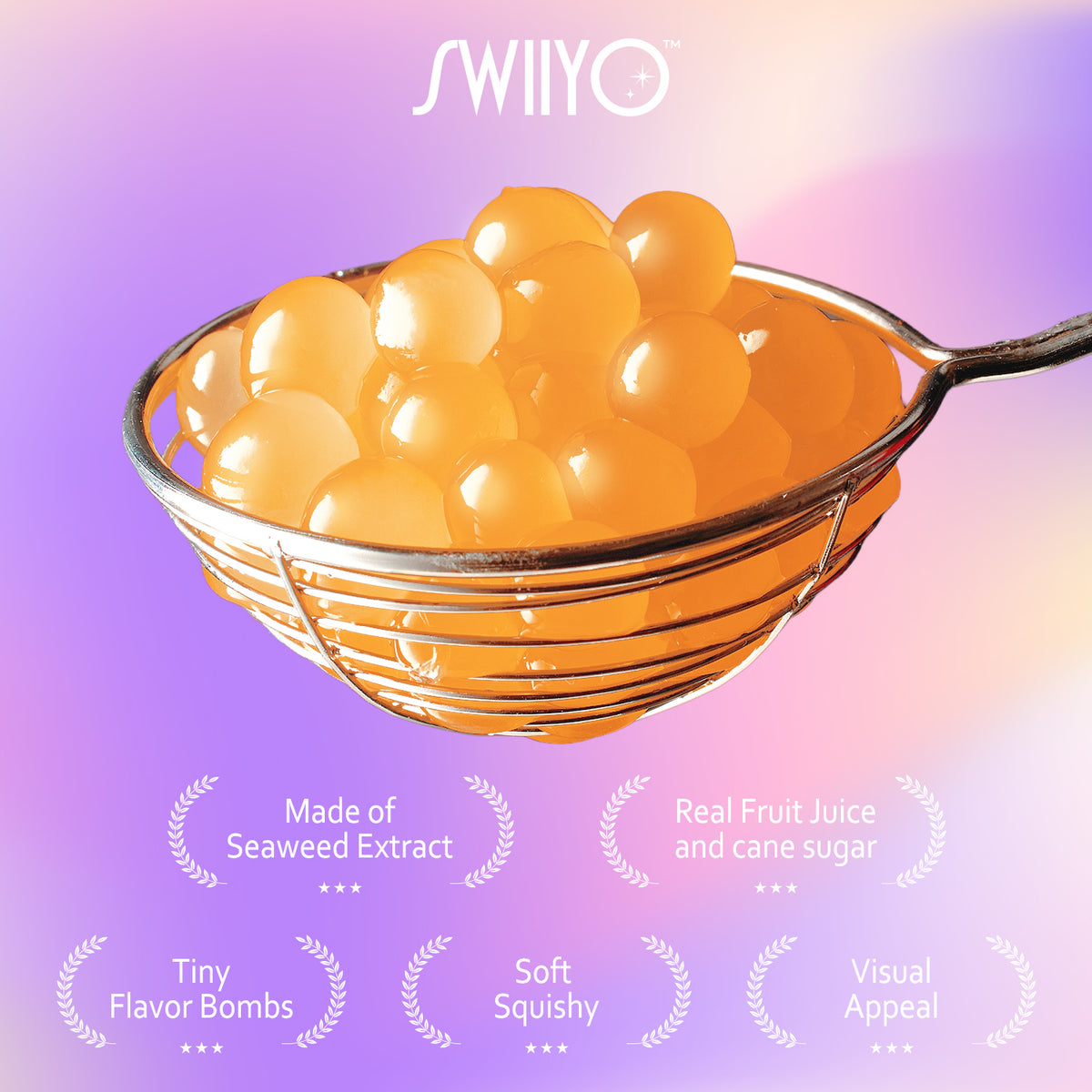 Swiiyo Popping Boba Trio Set (Pack of 3, 500g Each)