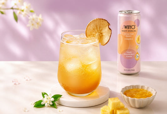 Recipe: Swiiyo Aura Mid-Summer Beauty Mocktail (Your Tropical Glow-Up)