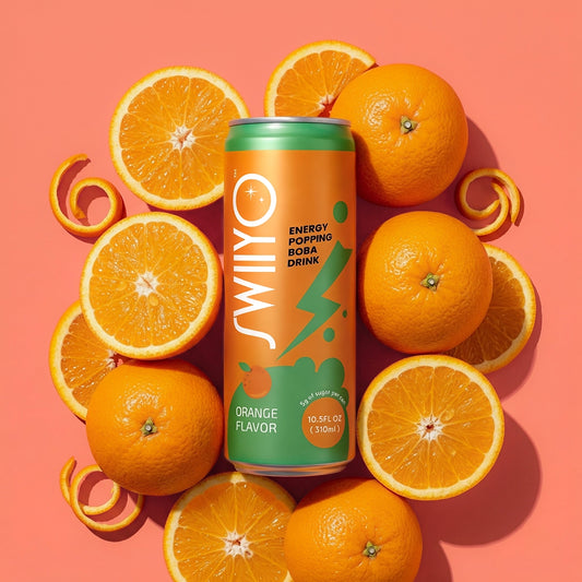 Swiiyo Energy Popping Boba Drink – Orange
