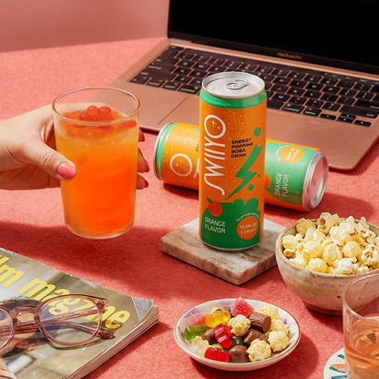 Swiiyo Energy Popping Boba Drink – Orange