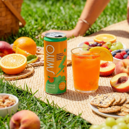 Swiiyo Energy Popping Boba Drink – Orange