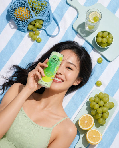 Swiiyo Aura Beauty Sparkling Water – Unsweetened Muscat Grape