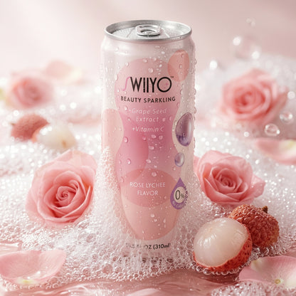 Eau Gazeuse Swiiyo Aura Beauty – Rose Litchi