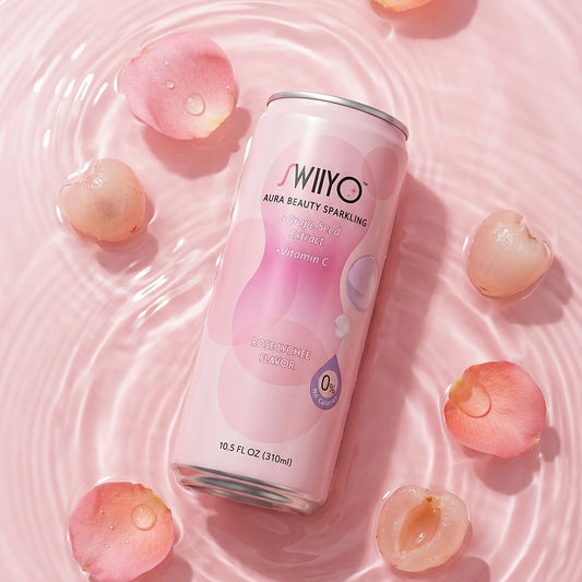 Swiiyo Aura Beauty Sparkling Water – Rose Lychee