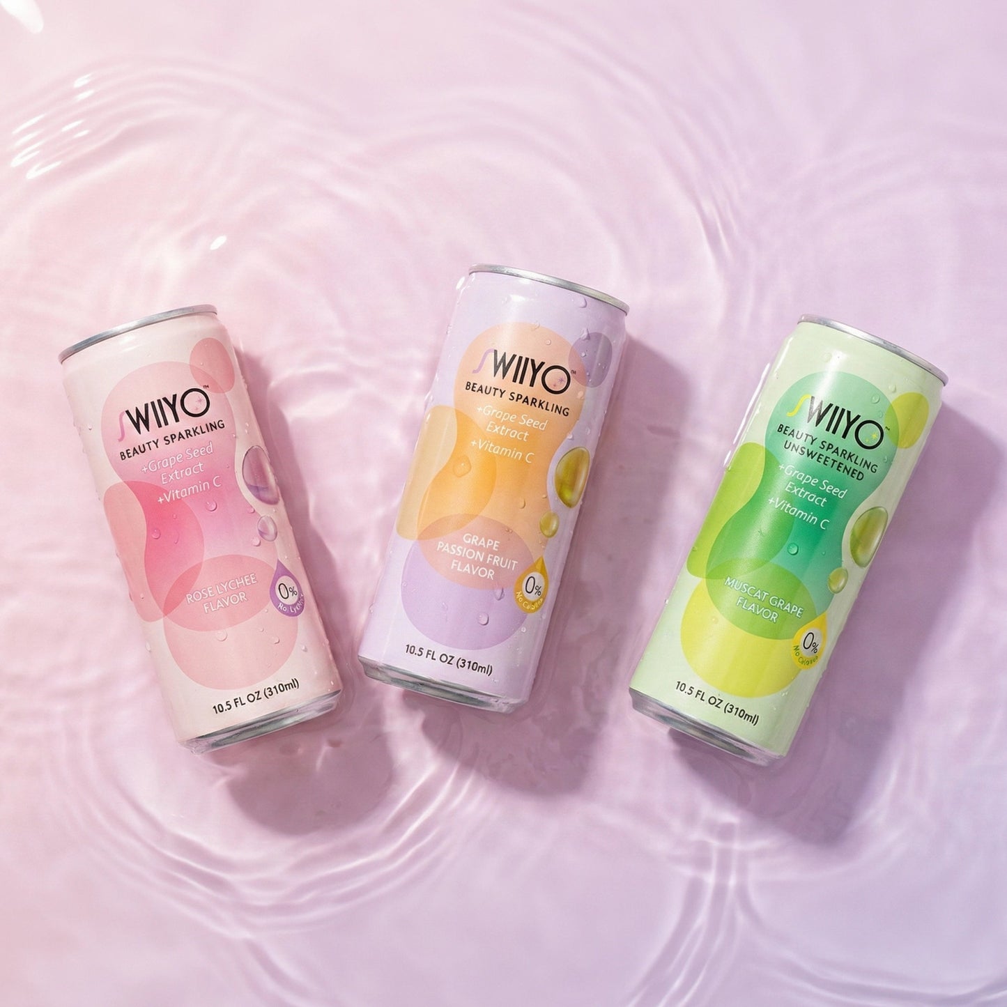 Swiiyo Aura Beauty Sparkling Trio (Three Flavors, One Glow Ritual)